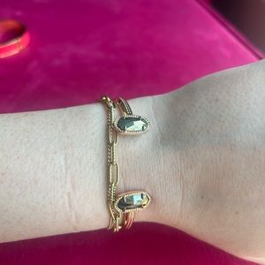 Kendra Scott Rose Gold + Slate Elton Cuff